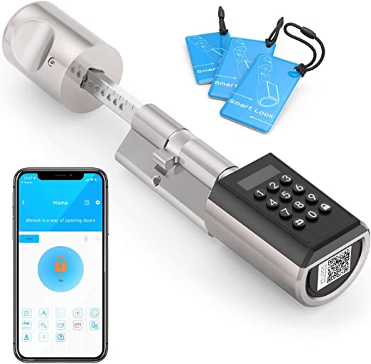 La Serrure Connect E Ruilon Avec Password Carte Rfid Et Wifi Contr Le Smart Lock Cylindre